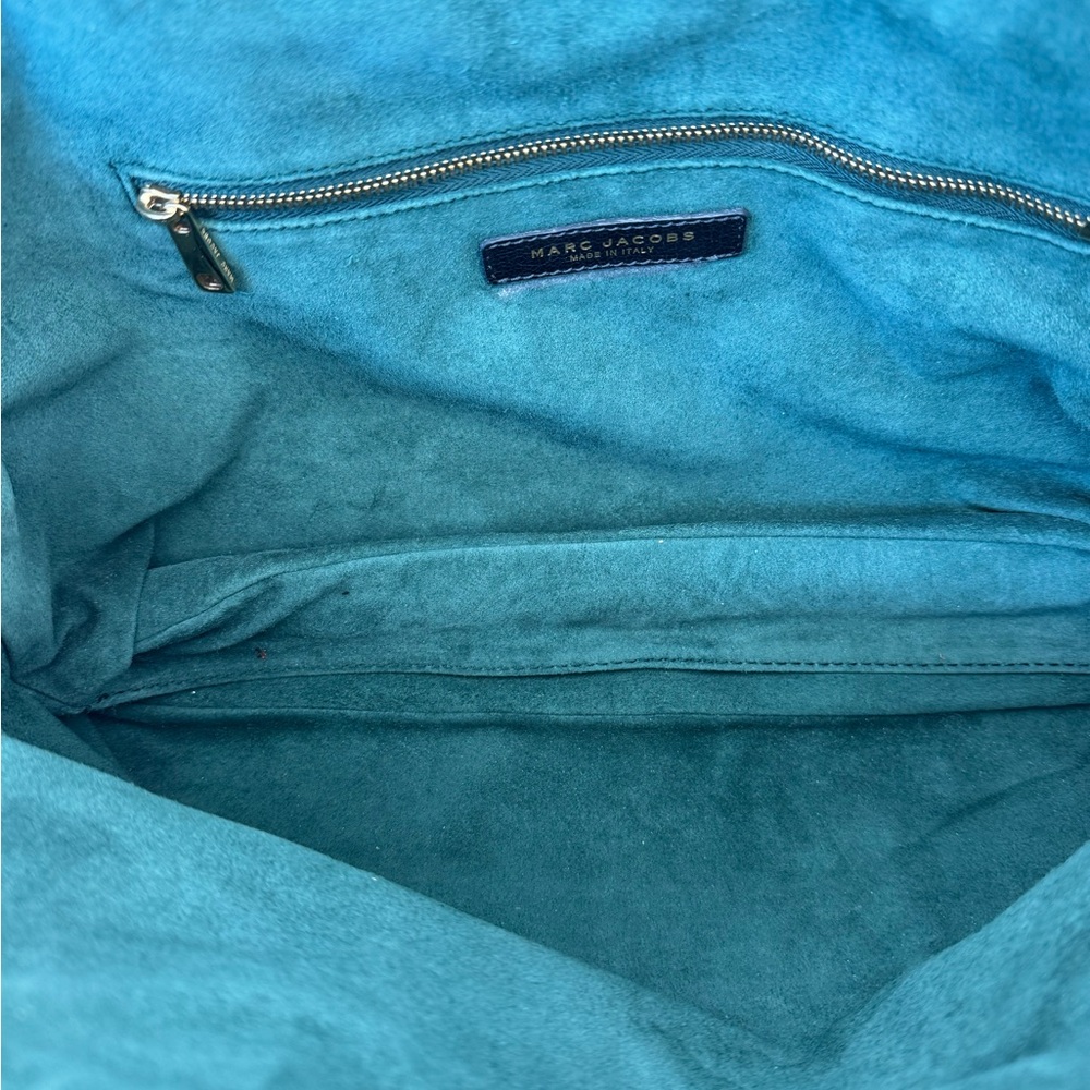 Authentic MARC JACOBS Anthracite Python Capra GM Clutch Shoulder Bag - Picture 13 of 16